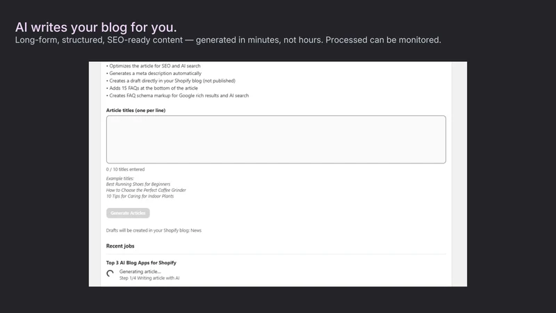 Agatha: AIO SEO Blog Generator
