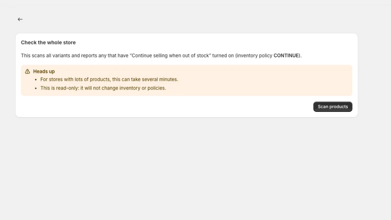 1Click Archive and Empty Stock