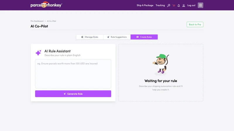 Parcel Monkey Pro