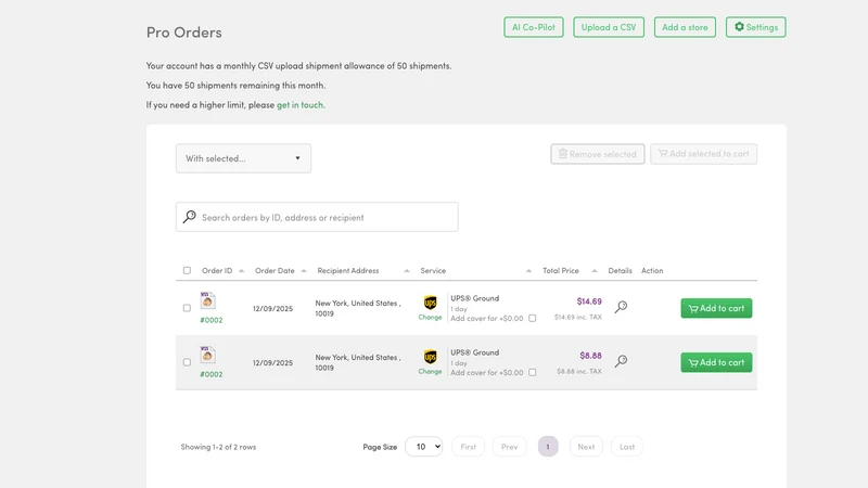 Parcel Monkey Pro