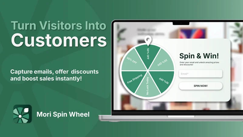 Mori Spin Wheel Email Popup