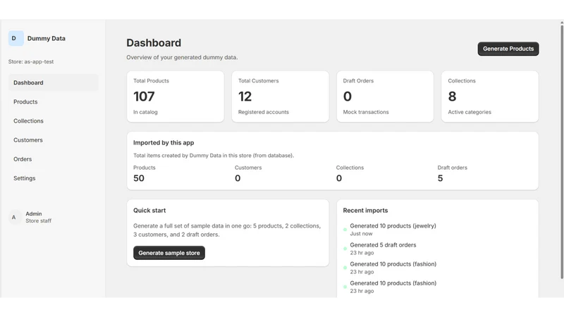CloudTech Dummy Data