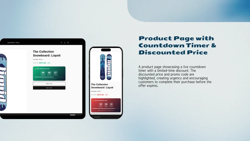 FlashDrop Countdown Discounts