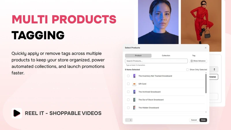 Reel It – Shoppable Video