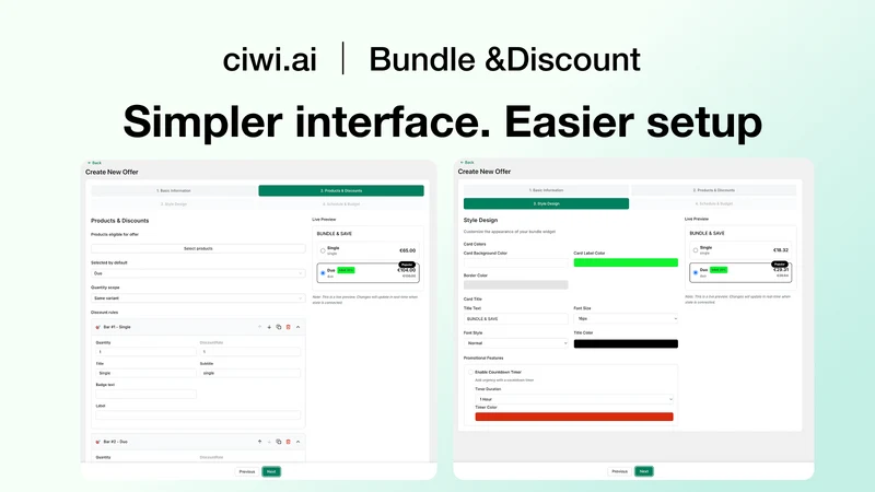 Ciwi.ai ‑ Bundles & Discounts