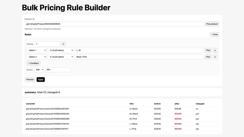 Kando1 Variant Bulk Editor