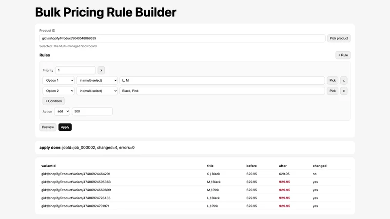 Kando1 Variant Bulk Editor