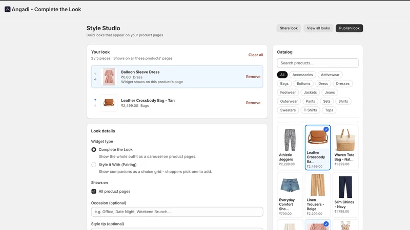 Angadi: AI Outfit Stylist