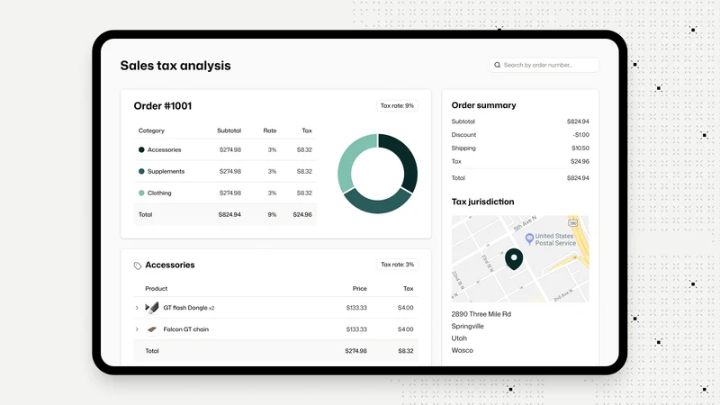 Zamp ‑ Sales Tax Dashboard