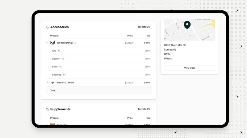 Zamp ‑ Sales Tax Dashboard