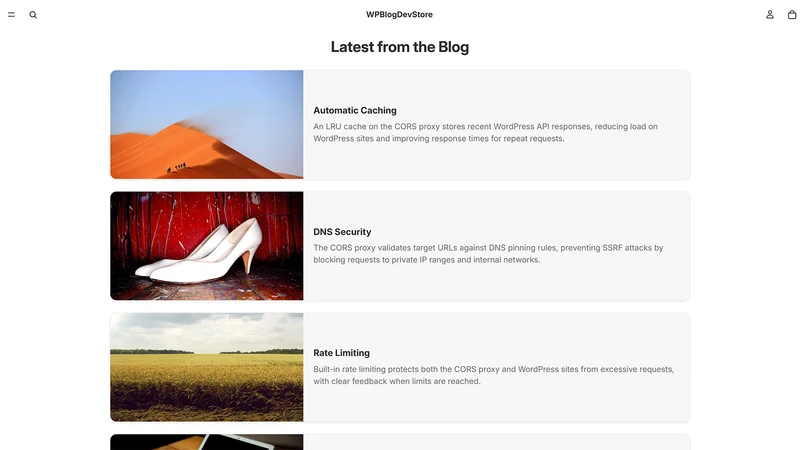 Tidykit WP Blog Feed