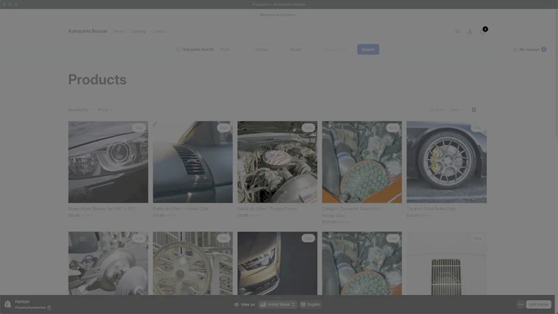 ViewForge: YMM Search & Filter