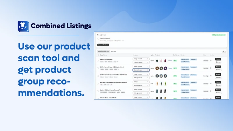 VariantX | Combined Listings