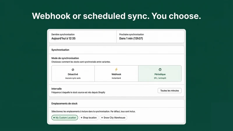 Variant Stock Sync