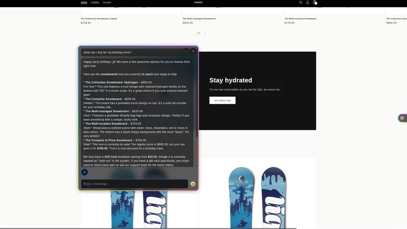 TWWIM AI Shopping Assistant