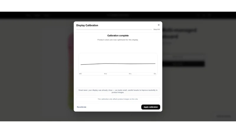 TrueHue Calibration