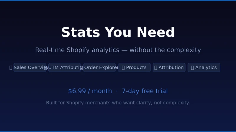 Stats You Need