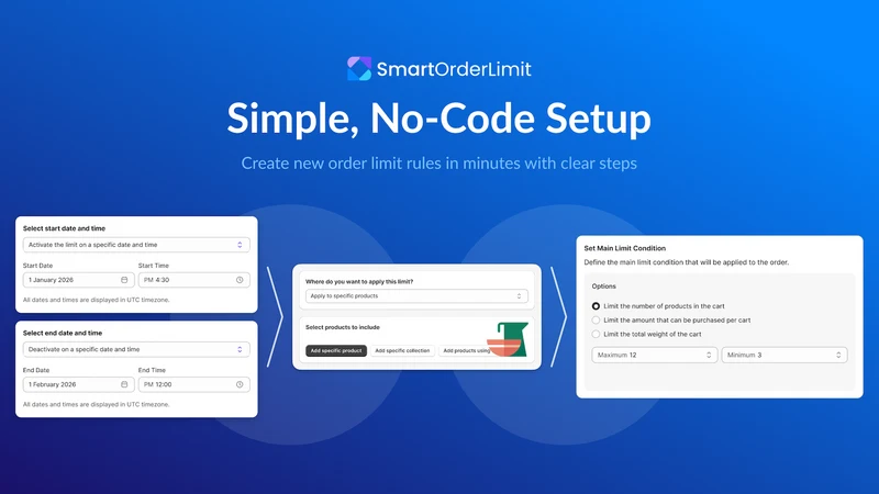 Order Limits Quantity Smarter