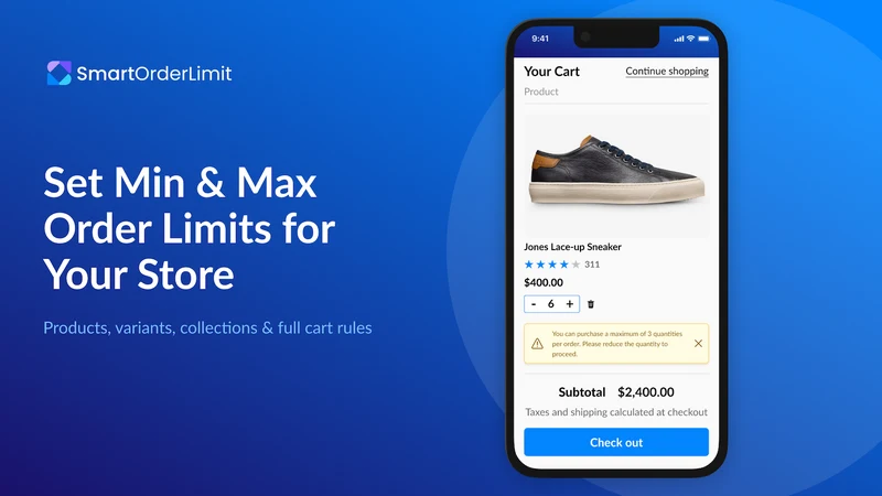 Order Limits Quantity Smarter
