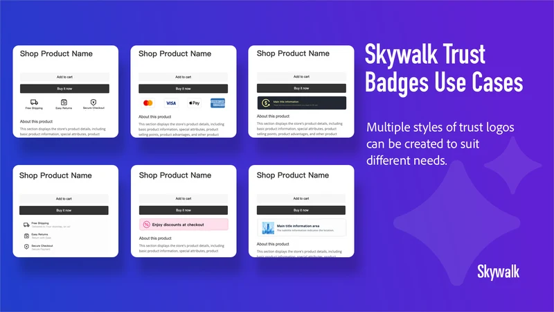Skywalk Trust Badges