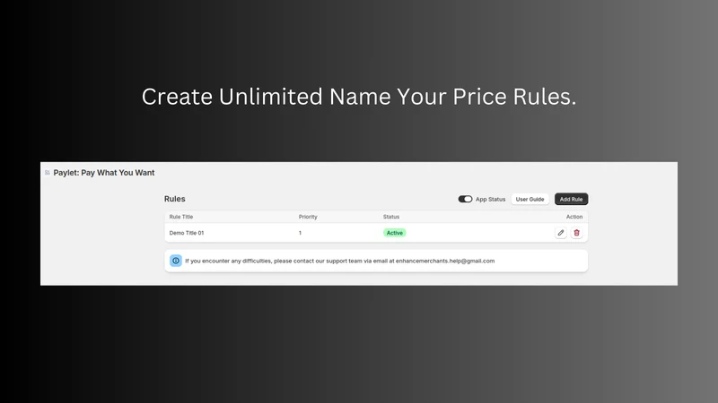 Paylet: Pay What You Want