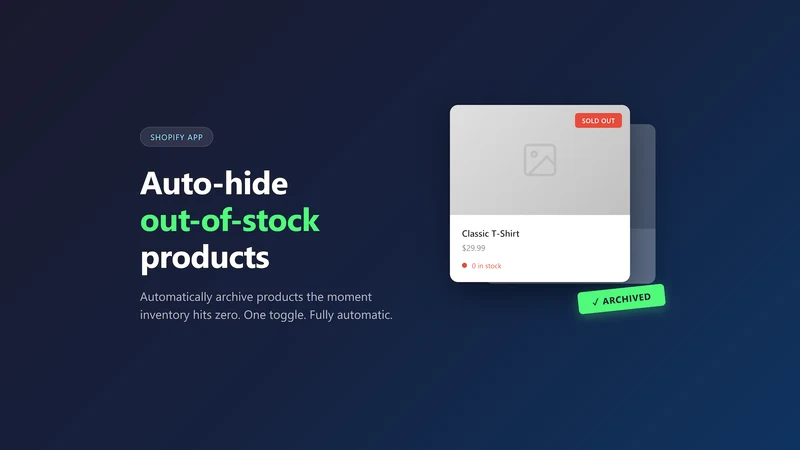 Hide Out of Stock Products