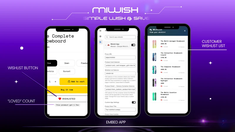 Miwish ‑ Simple Wish & Save