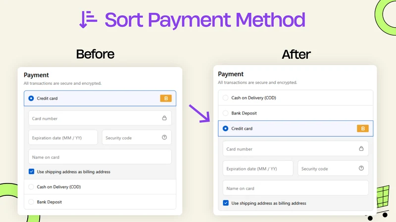 DMJ ‑ Hide Payment Methods