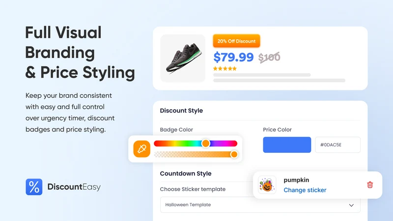 Discount Easy: Badge & Timer