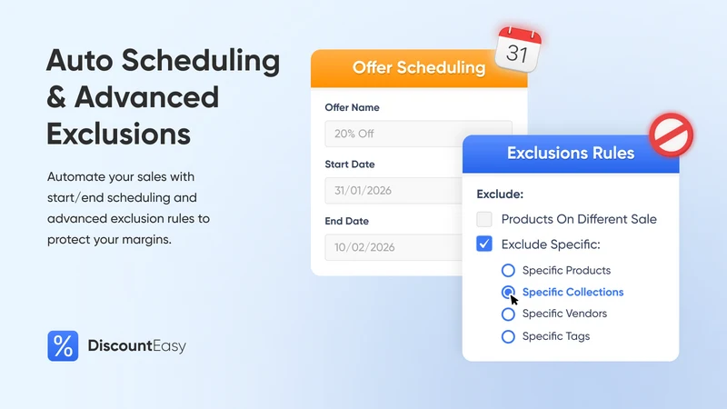 Discount Easy: Badge & Timer