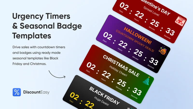 Discount Easy: Badge & Timer