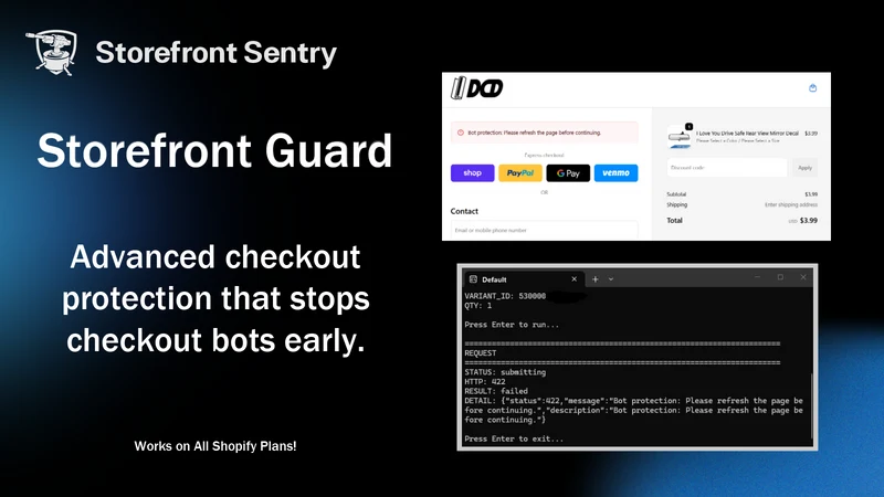 Storefront Sentry