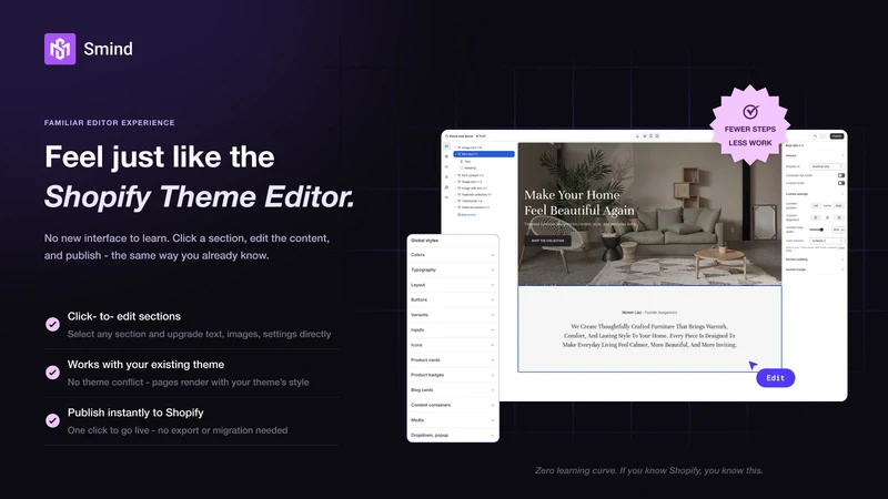 Smind Landing Page Builder