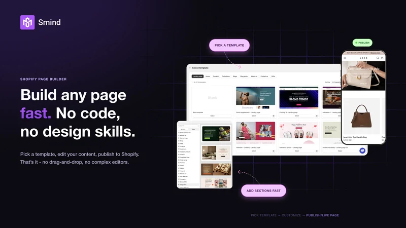 Smind Landing Page Builder