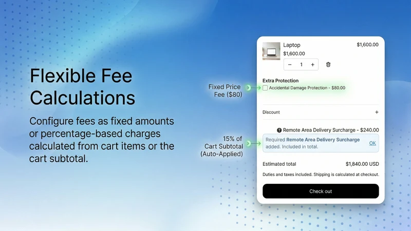 Smart Fees & Product Addons
