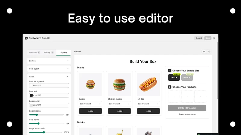 Simplify | Bundle Builder