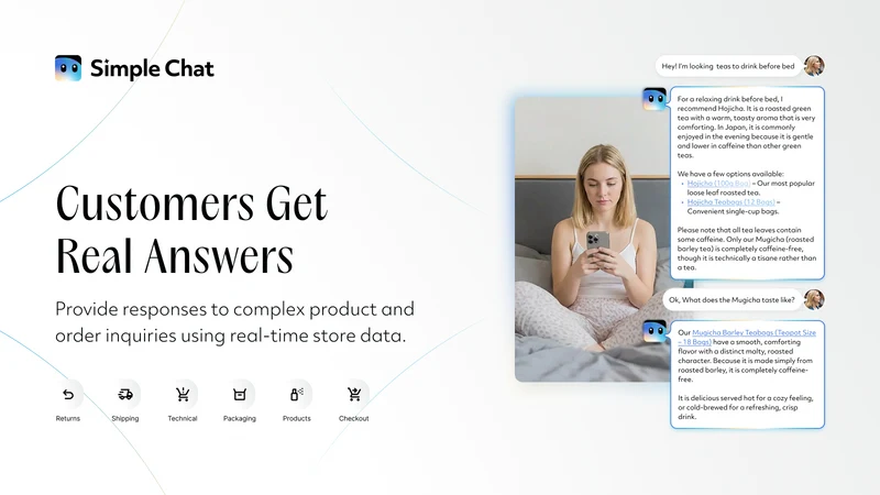 Simple Chat: AI helpdesk
