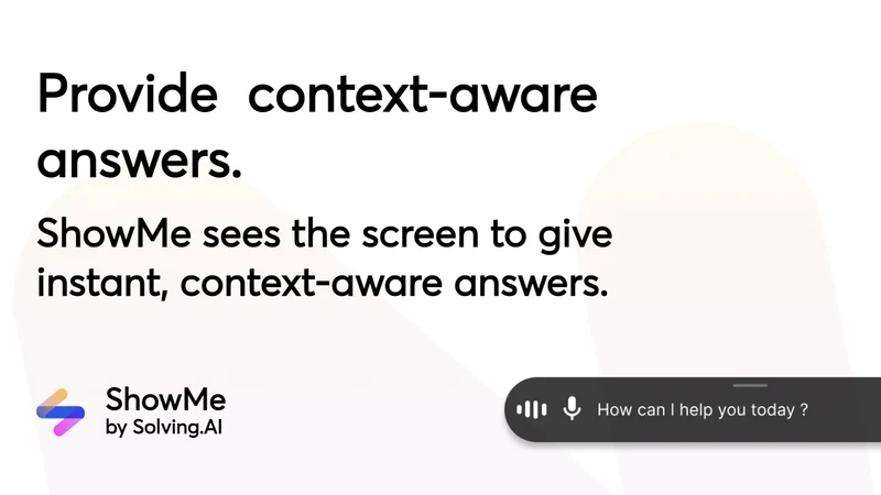 ShowMe: AI Sales Associate