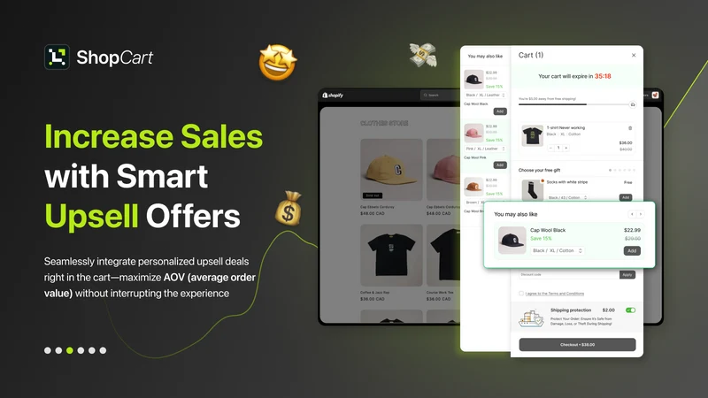 Upsell Cart Drawer—ShopCart
