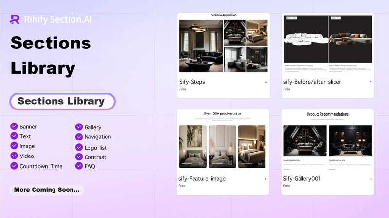 Sectionly: Section Library