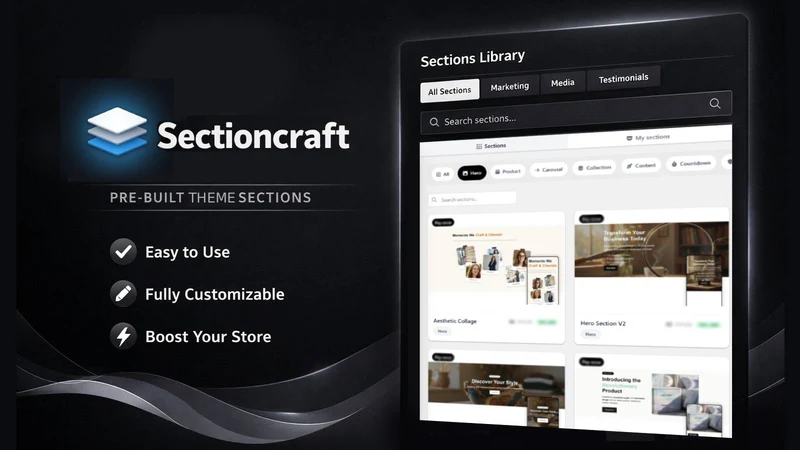 Section Craft: Theme Sections