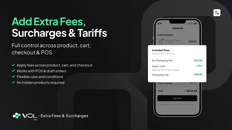 VOL ‑ Surcharge & Product Fees