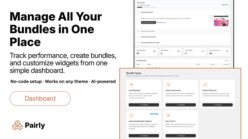 Pairly ‑ Bundles and Upsell