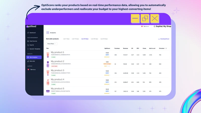 Optifeed: Smart Shopping Feeds