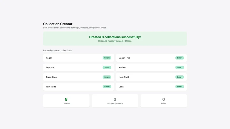 Collectify ‑ Auto Collections