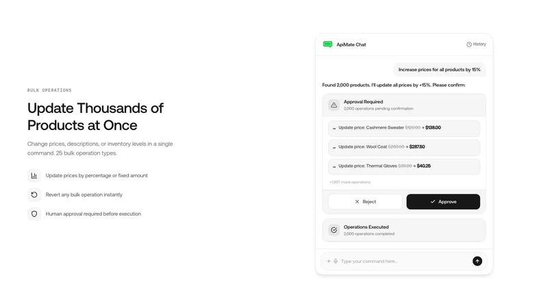 ApiMate AI Agent & Bulk Editor