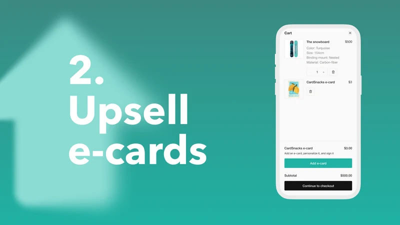 CardSnacks: Ecards Upsell