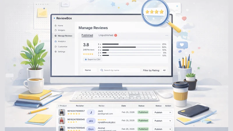 ReviewBox: Ratings & Reviews
