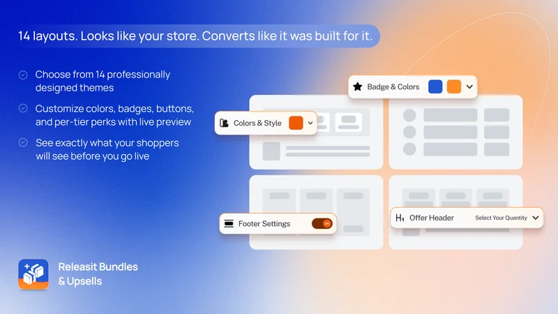 Releasit Bundles & Upsells