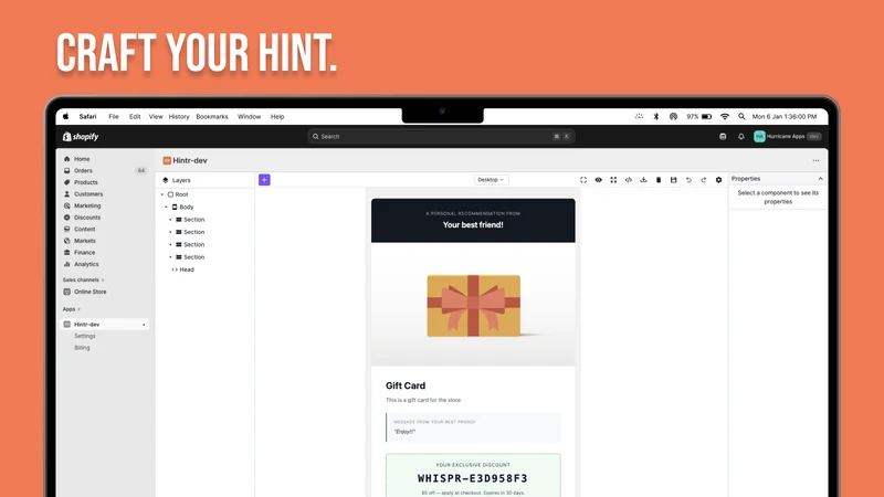 Hintr: Send Hints For Gifts